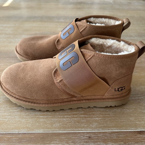 Ugg Men’s Neumel Graphic Logo Slip On Boots 12 - Picture 4 of 9